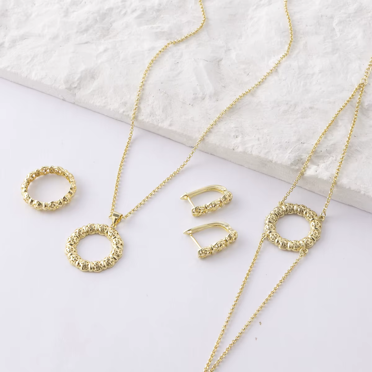 LUIZADAensemble de bijoux pour femmes à la mode et exquis