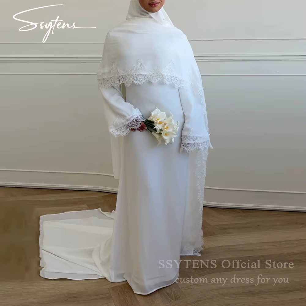 SSYTENS Robes de mariée élégantes et modestes