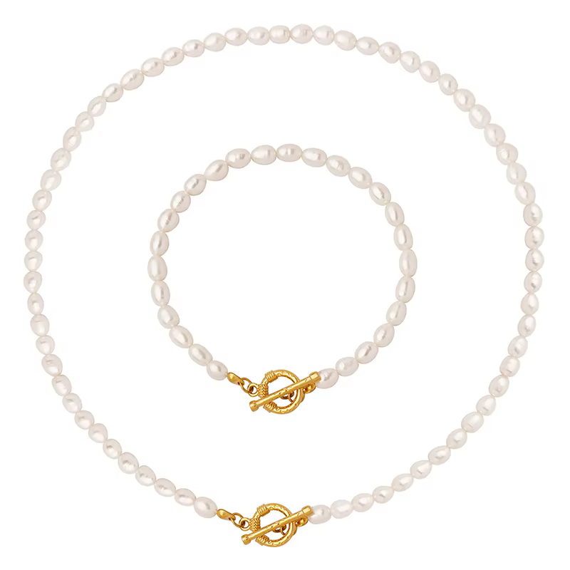 Collier de Perles Baroques Françaises pour Femme