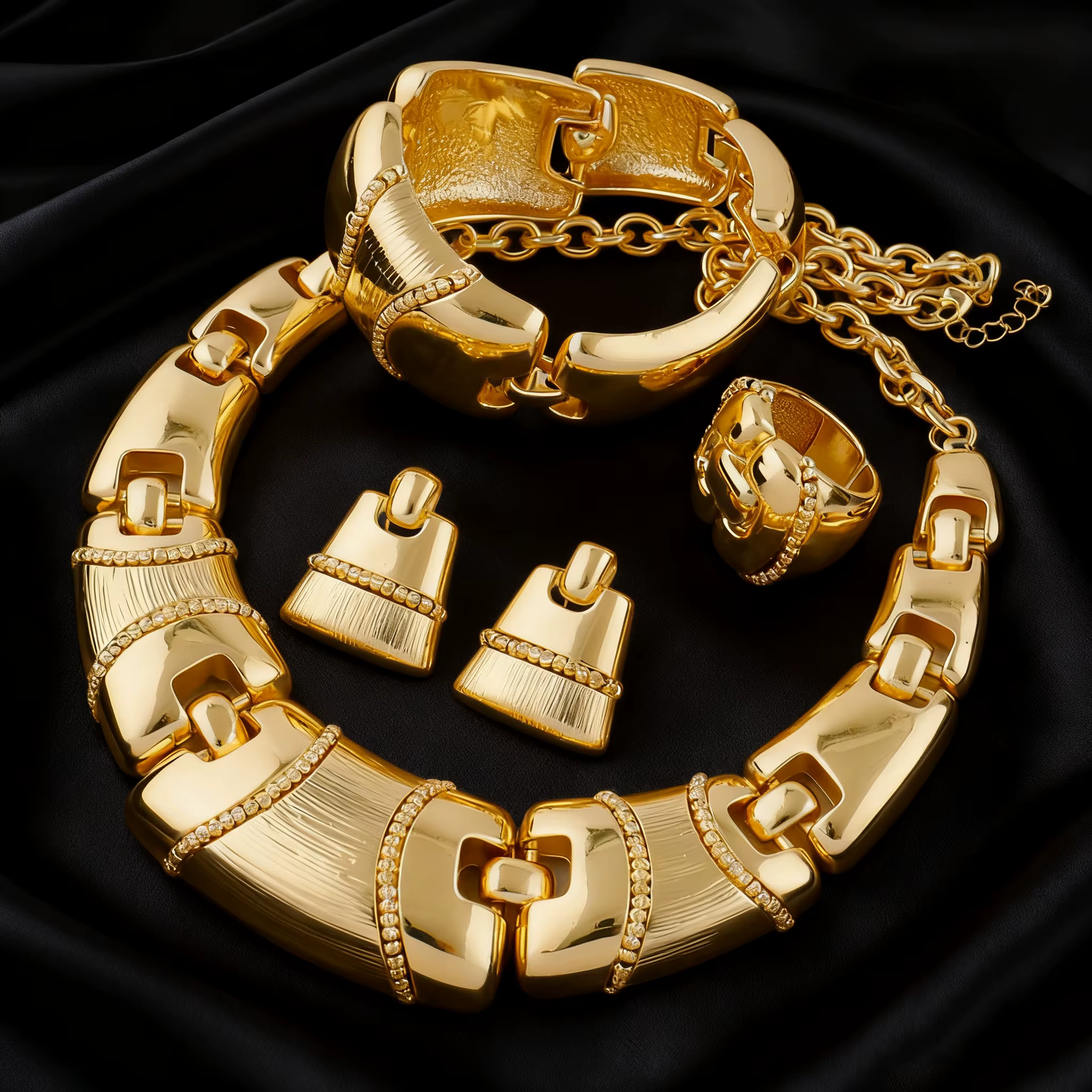 Ensembles de bijoux italiens de dubaï pour femmes