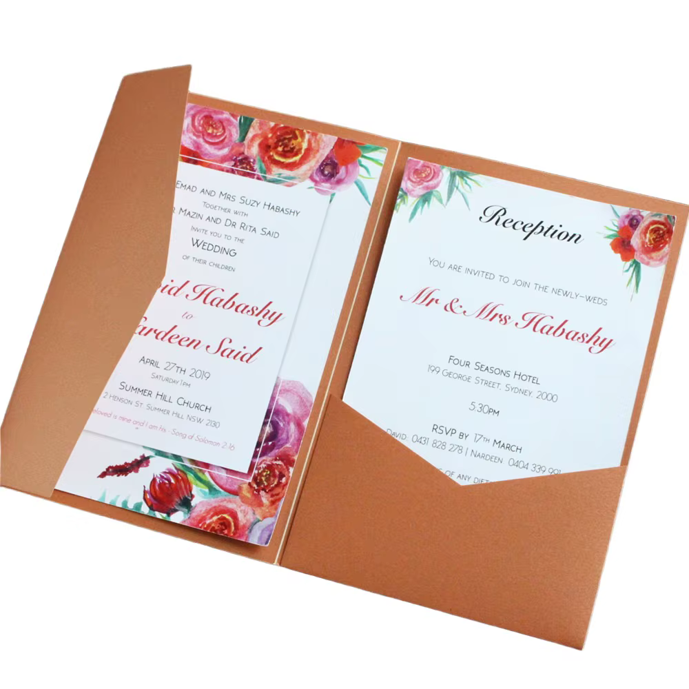 Poche d'enveloppe d'invitation 25 pièces