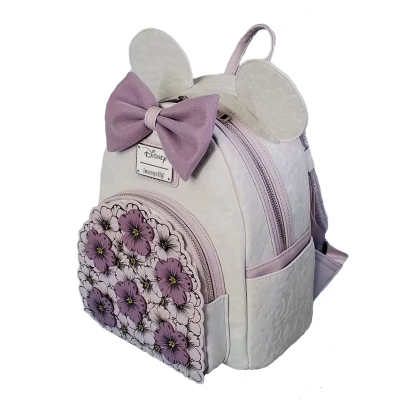 Mini sac à dos Mickey et Minnie à motif floral