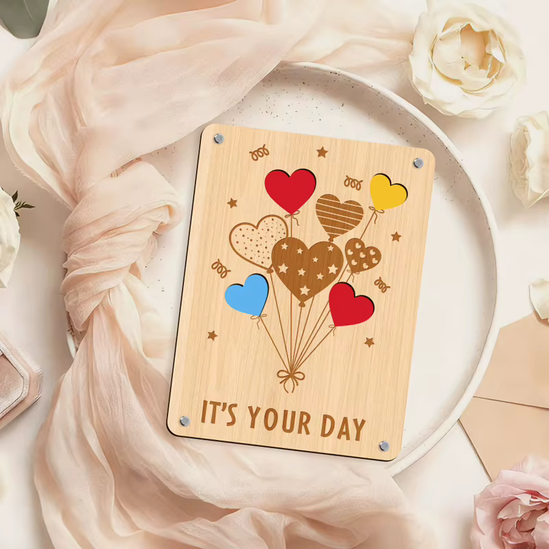 Carte de vœux de mariage