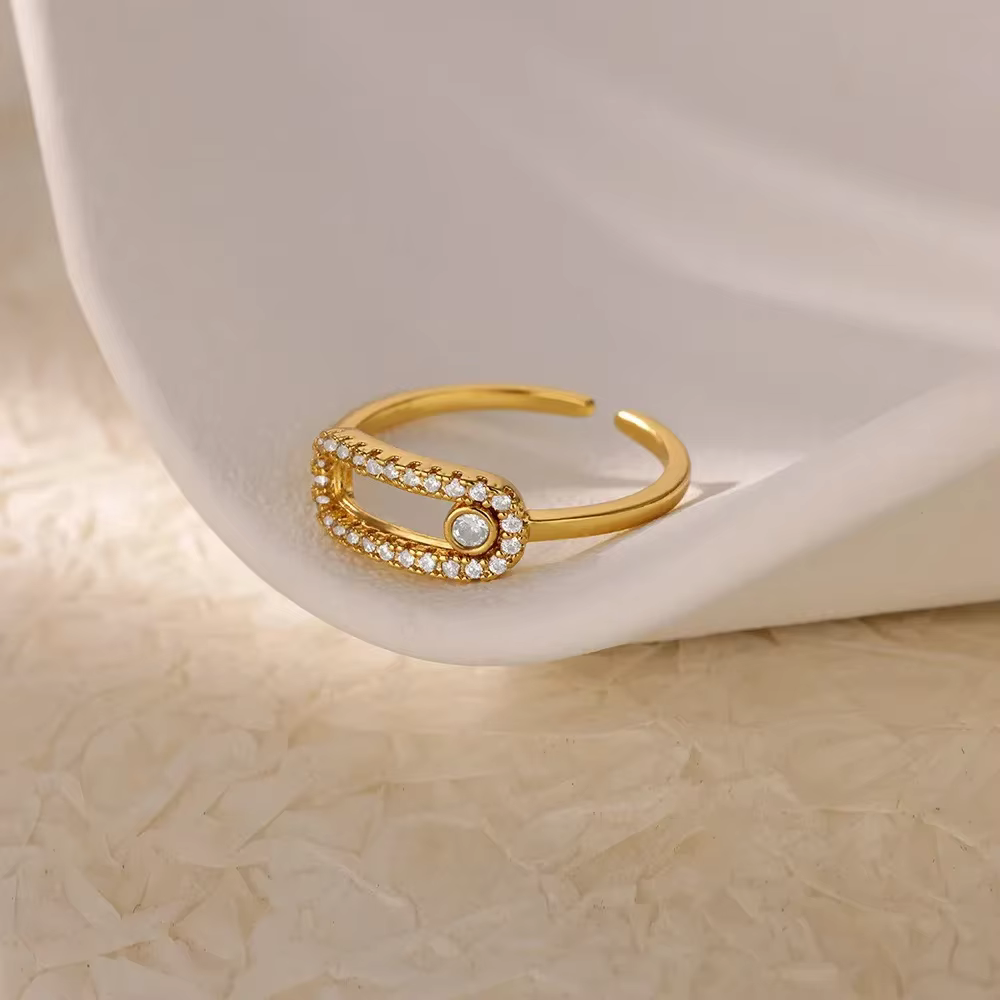 Bague ouverte polyvalente à la mode pour femmes