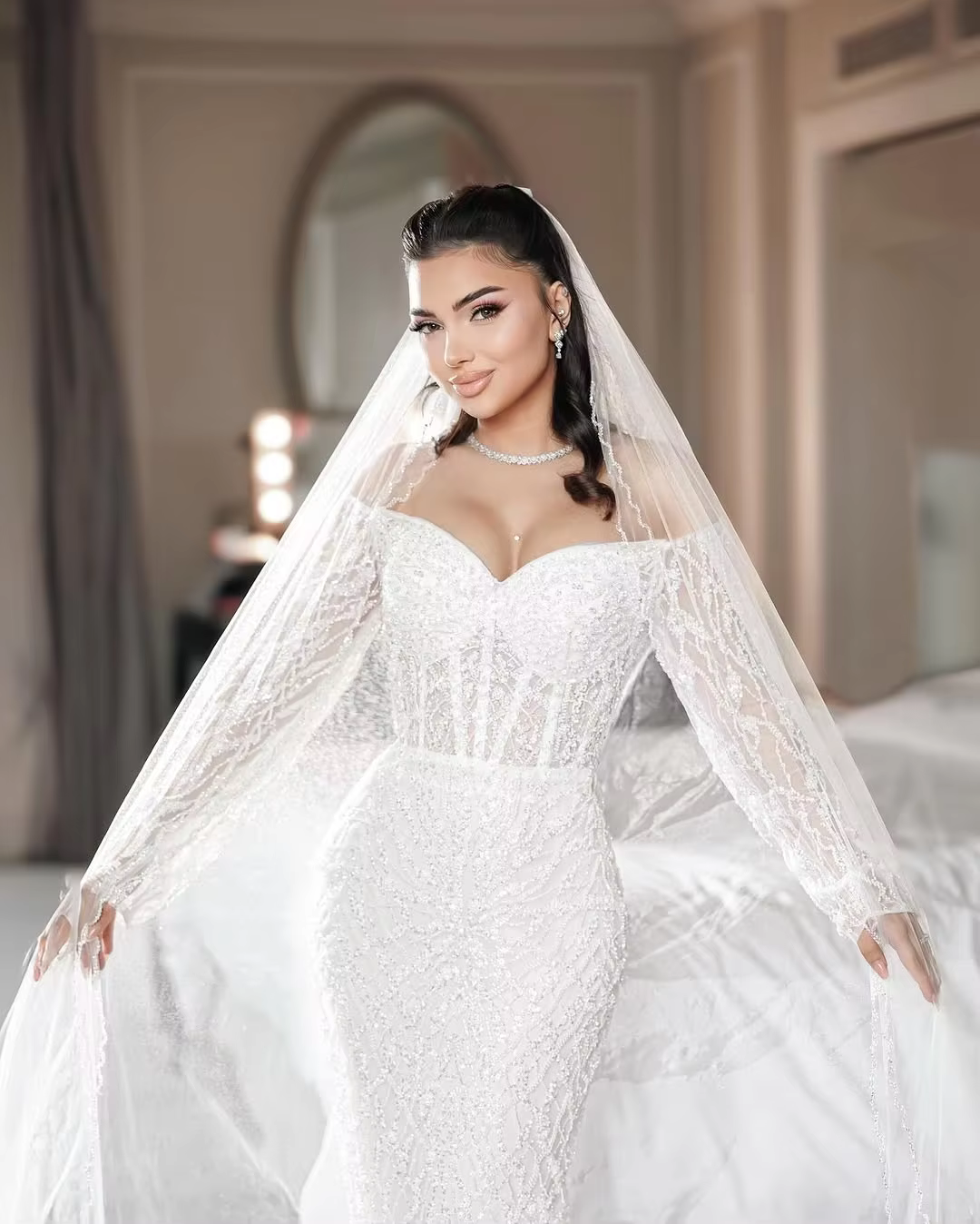 Robe de mariée sirène de luxe