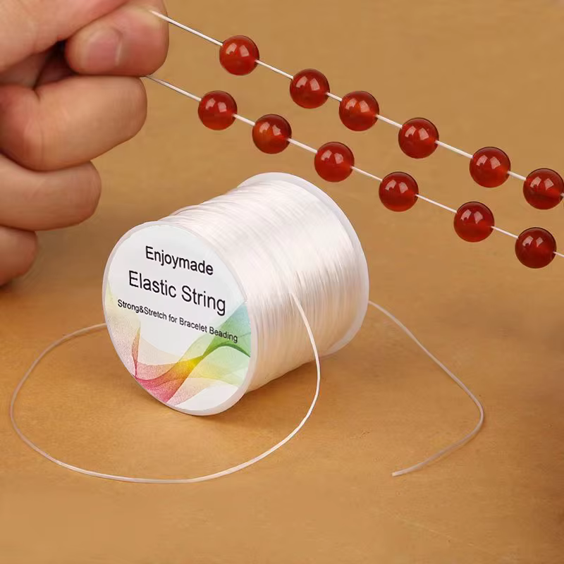 Bracelet élastique cordon extensible perlé pour la fabrication de bijoux à bricoler soi-même
