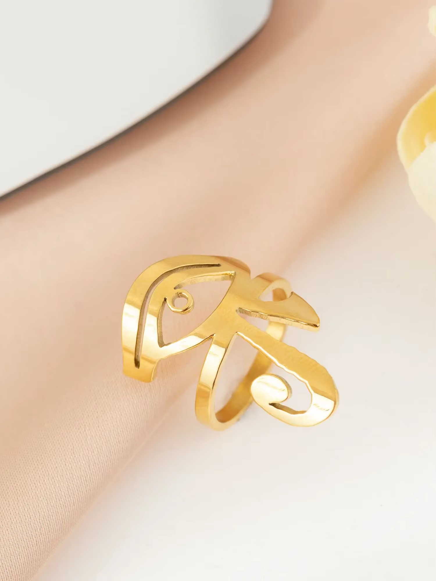 HOUWU – bague Talisman en métal pour hommes
