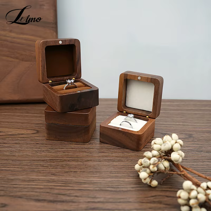 Boîte à bijoux en bois de luxe