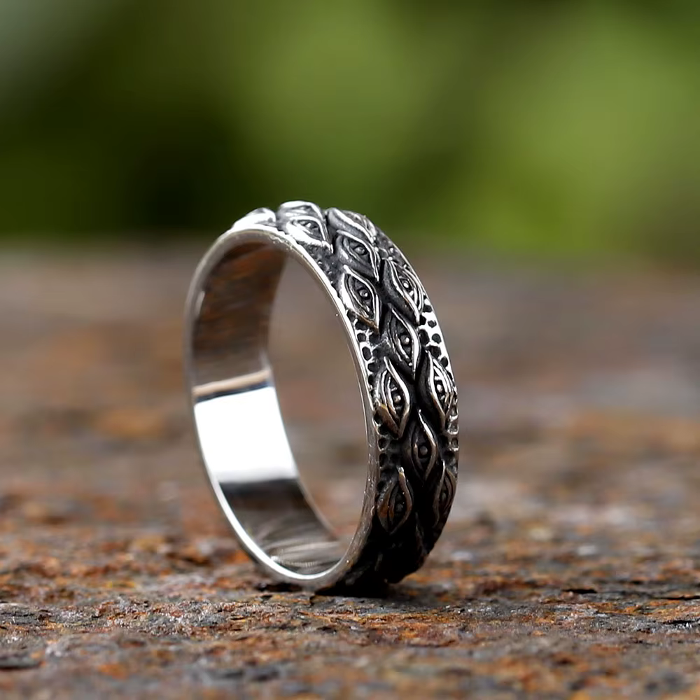 Bague en acier inoxydable 316L pour hommes