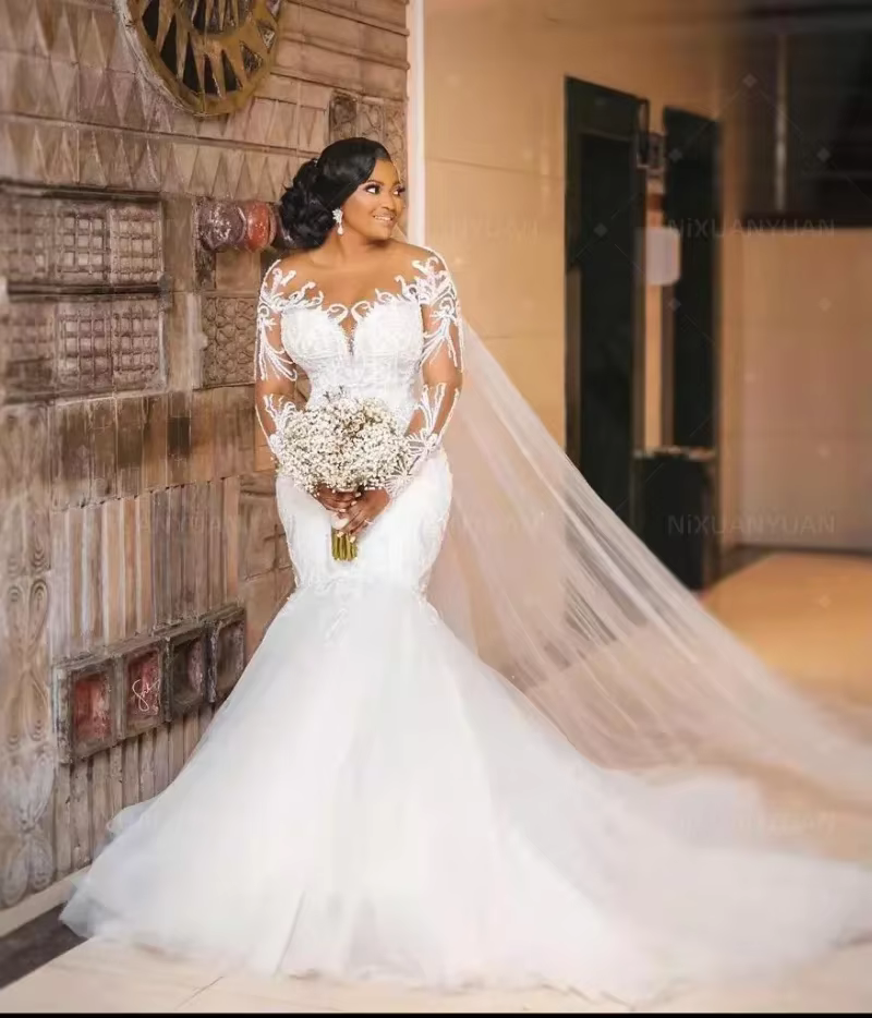 Robe de mariée sirène personnalisée