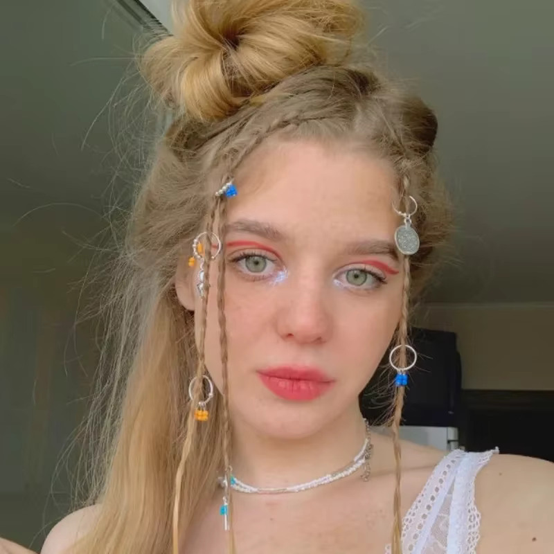Anneau de tresse de cheveux pour femmes