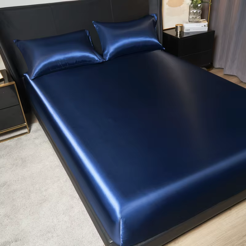 Drap-housse élégant en satin - Luxueux hauteur 35 cm