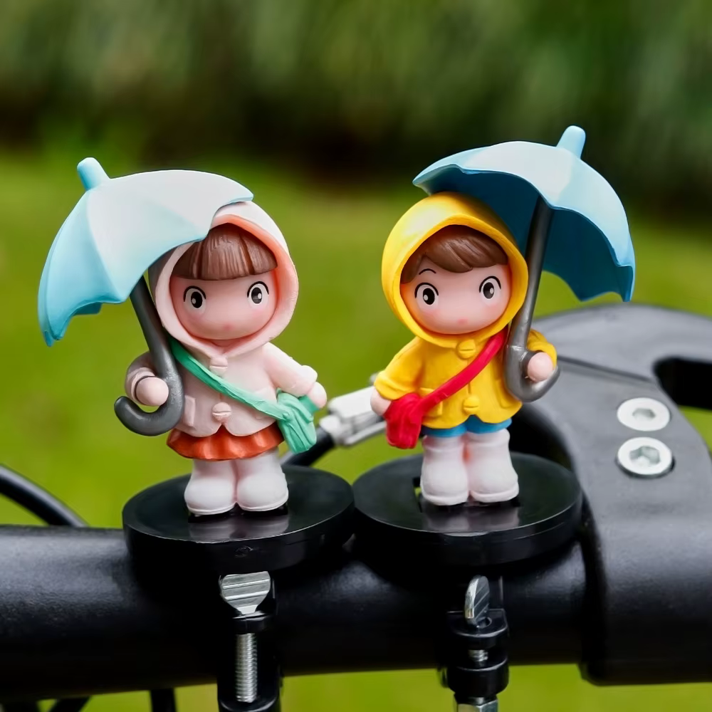 Décoration de parapluie de vélo pour petite fille