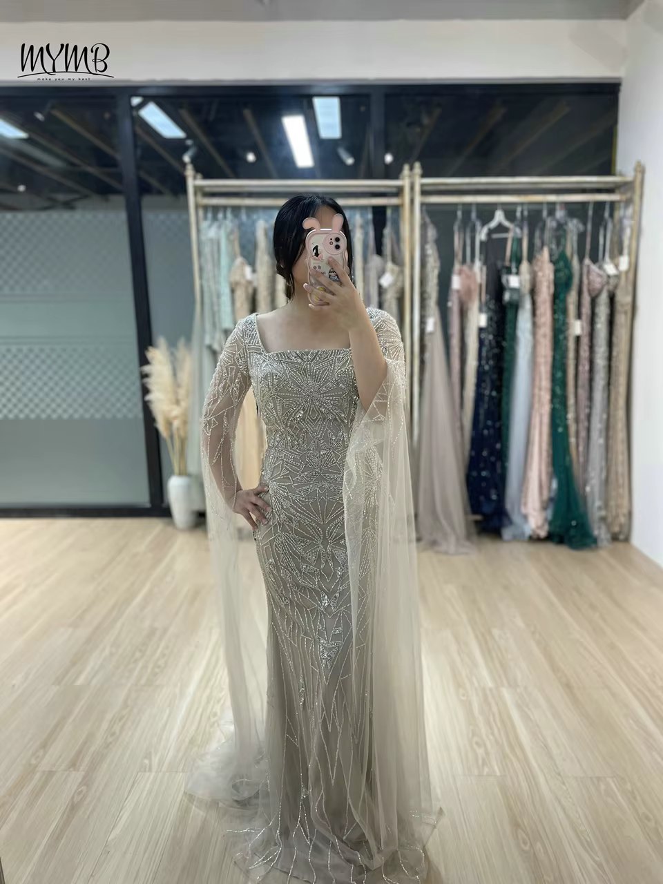 Robes d'invité de mariage perlées pour événements spéciaux