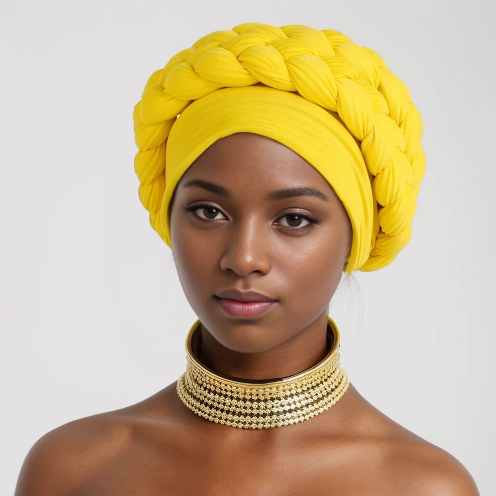 Auto Gele-Cravate de Sauna Africaine