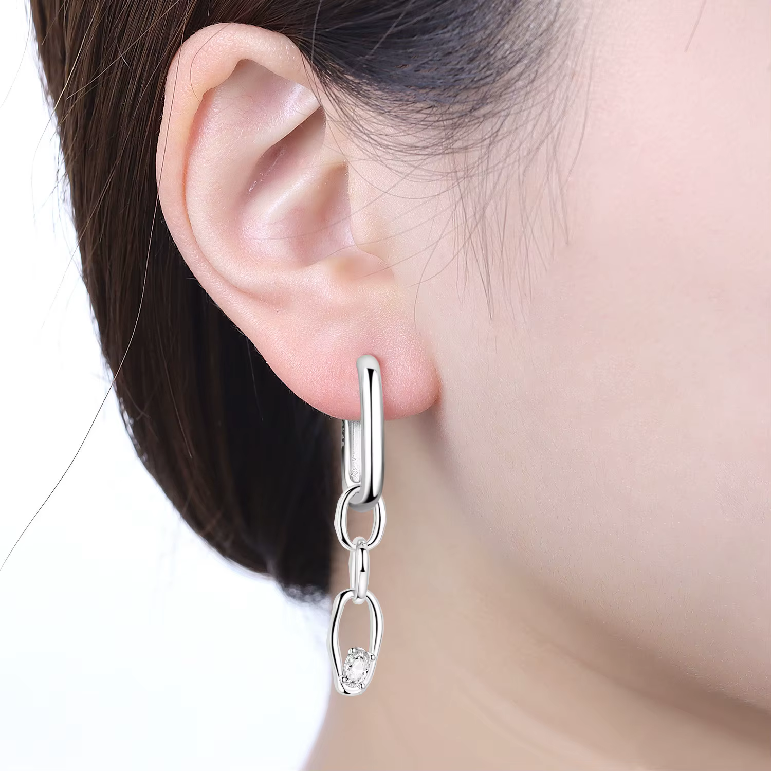 Orstarry Boucles d'oreilles pendantes en argent sterling 925