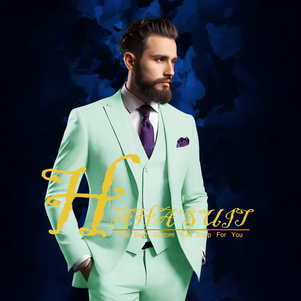 Costumes pour hommes pour marié 3 pièces smoking