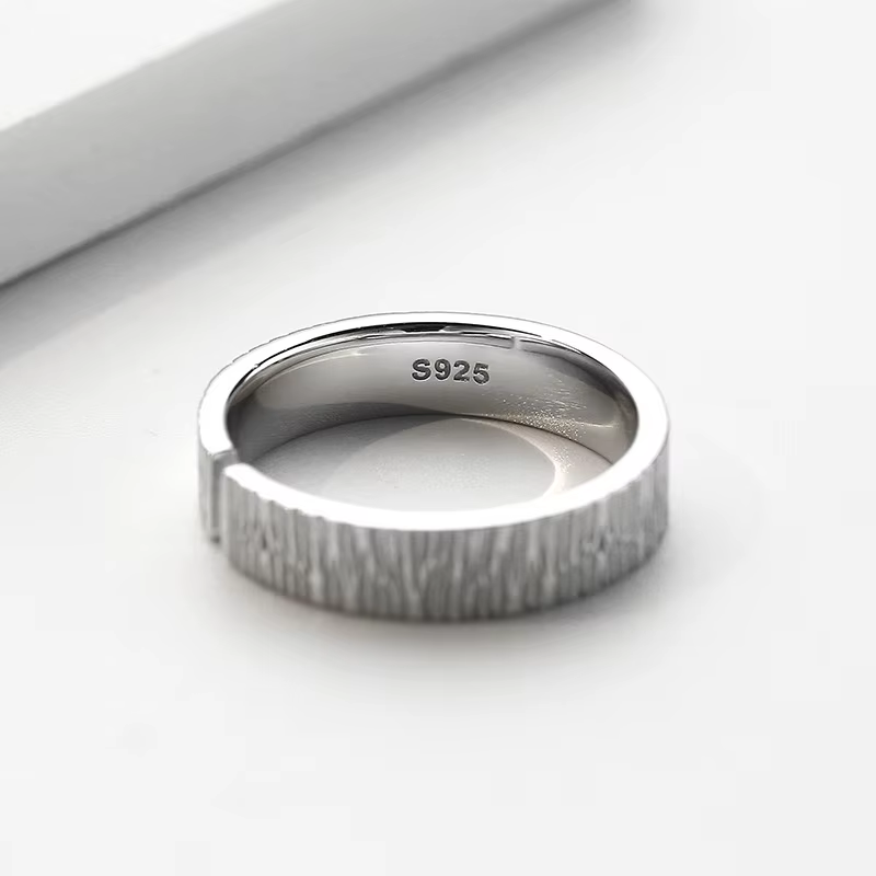 Bague en argent Sterling 925 de qualité supérieure pour petit ami