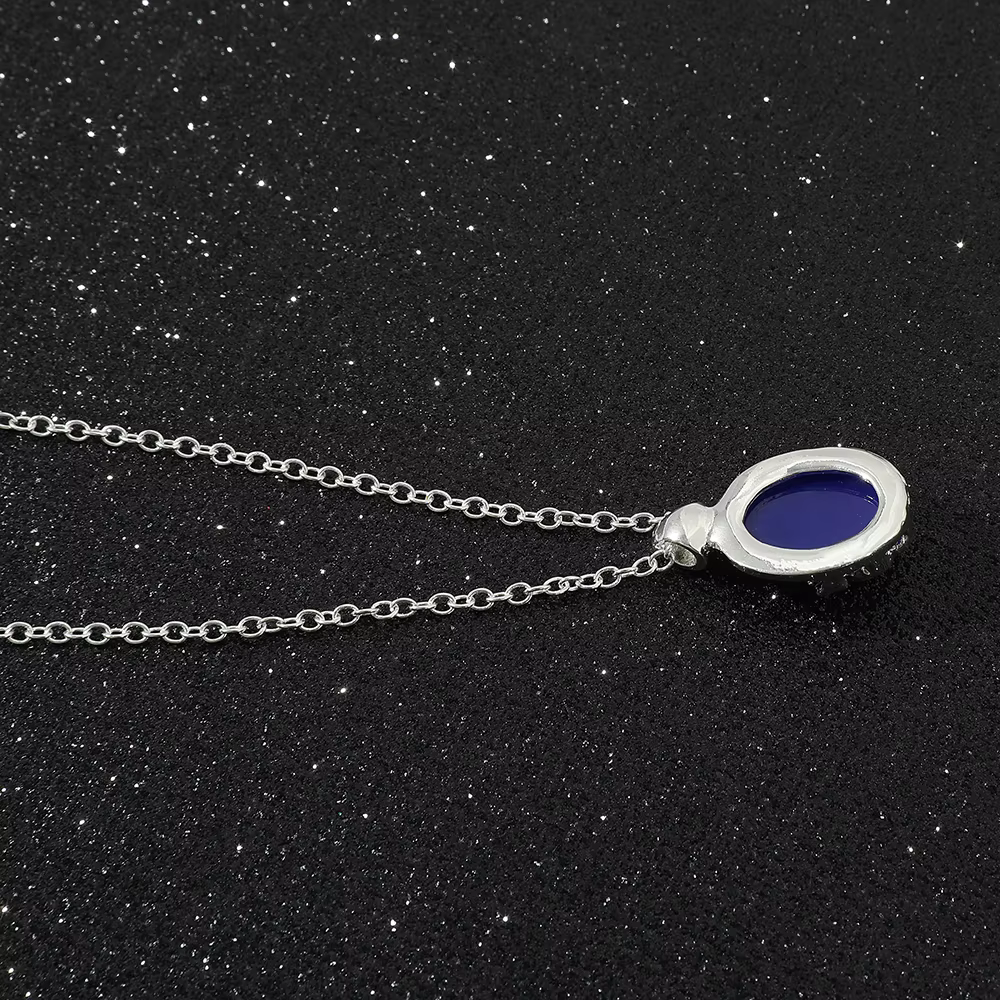 Film populaire Vampire Diaries collier Elena Gilbert Vervain romantique cristal pendentif