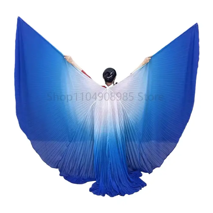 Ailes Isis de danse du ventre avec bâtons pour adultes et femmes, Costume de danse du ventre profess