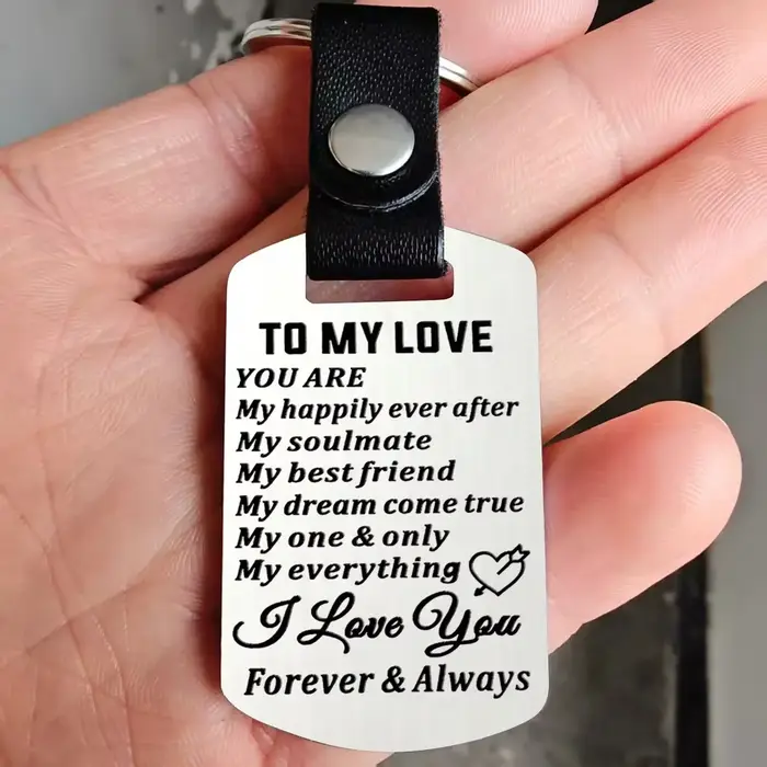 Je t'aime porte-clés-cadeau de fête des amoureux des couples-anniversaire de mariage cadeau d'annive